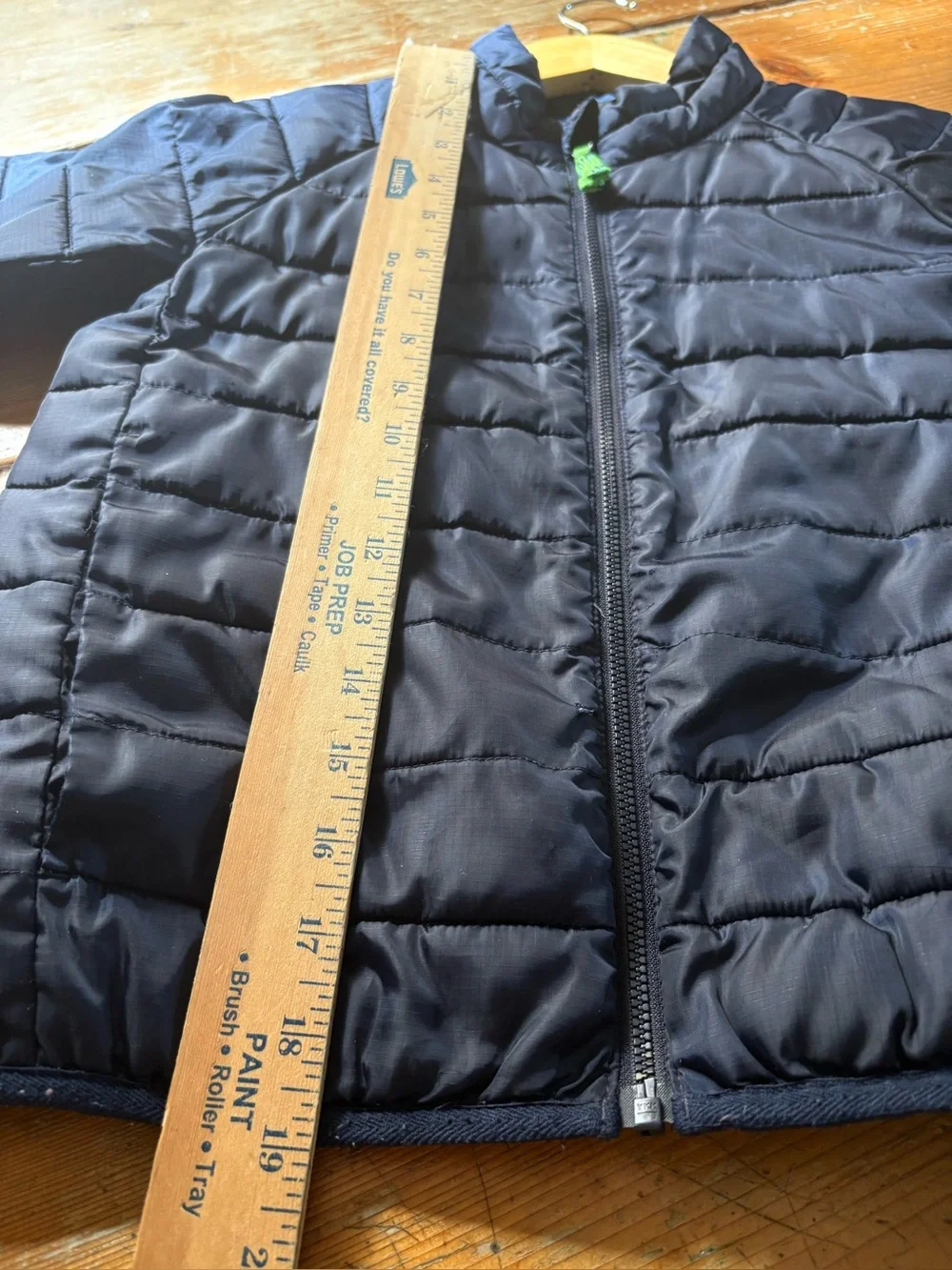 Crewcuts Quilted Jacket Kids Size 6/7 Navy Blue Lightweight Puffer Coat